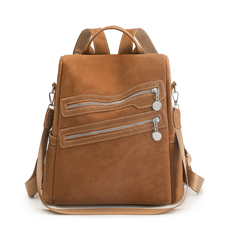 Stylish Multi-Zippered Backpack Kalsten