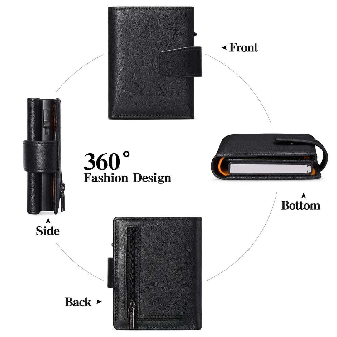 RFID-Blocking Leather Card Organizer Kalsten