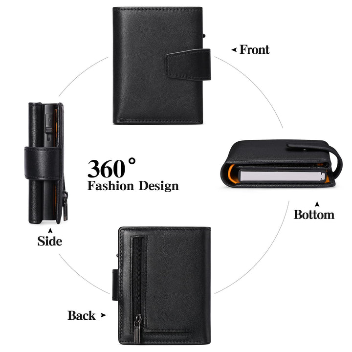RFID-Blocking Leather Card Organizer Kalsten