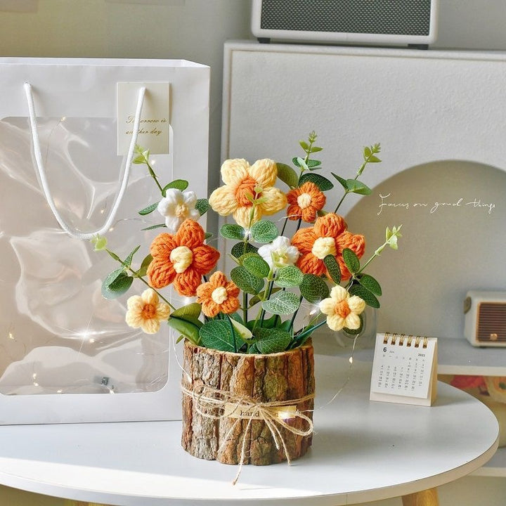 Artistic Crochet Floral Decoration