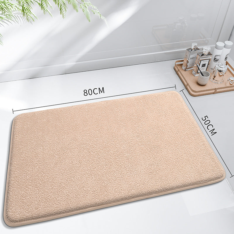 Plush Abstract Leaf Design Bath Mat Kalsten