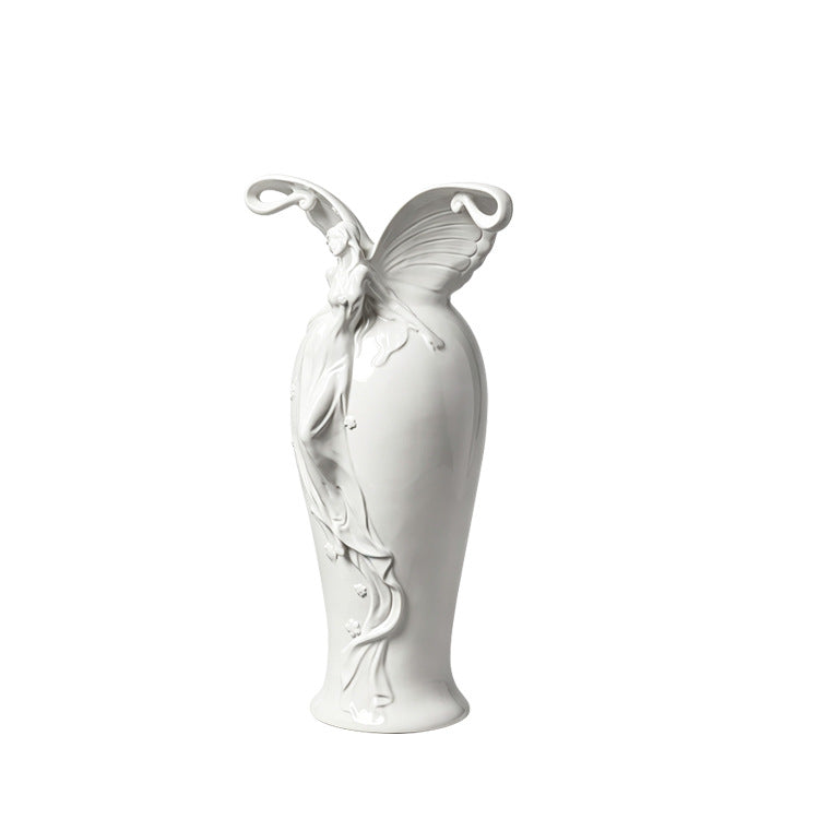 Elegant Butterfly-Shaped Decorative Vase