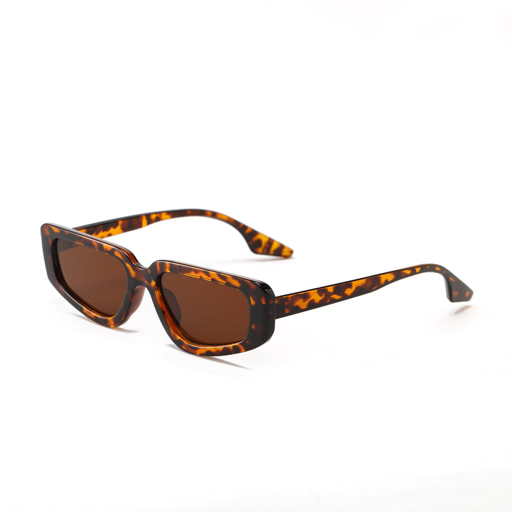 Women's stylish square sunglasses with modern high-gloss plastic frame Kalsten