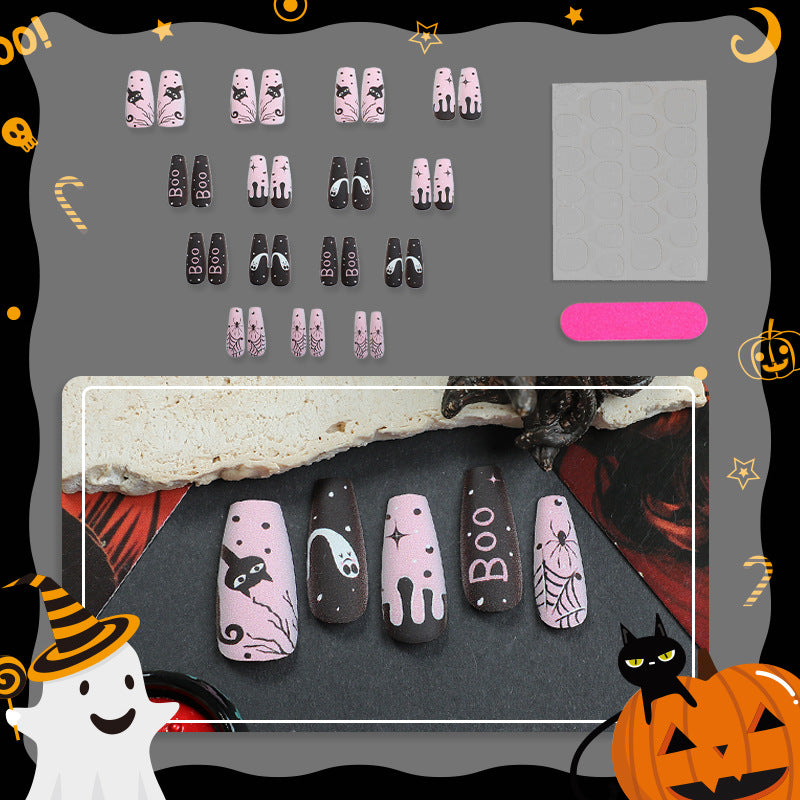 Themed Artistic Press-On Nail Set