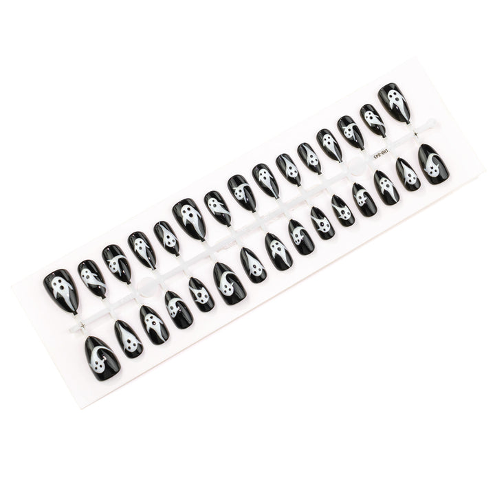 Ghost-Themed Press-On Nail Art Set Kalsten
