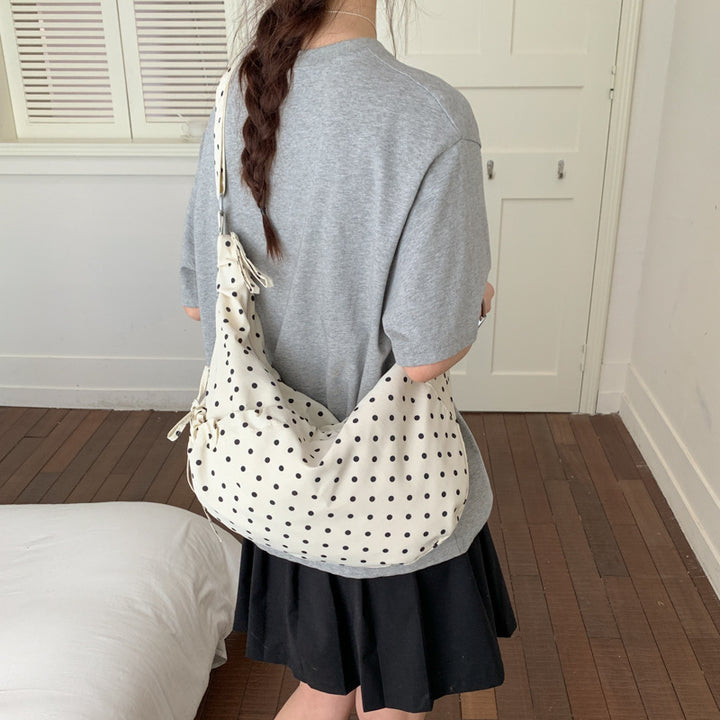 Polka Dot Sling Tote Bag