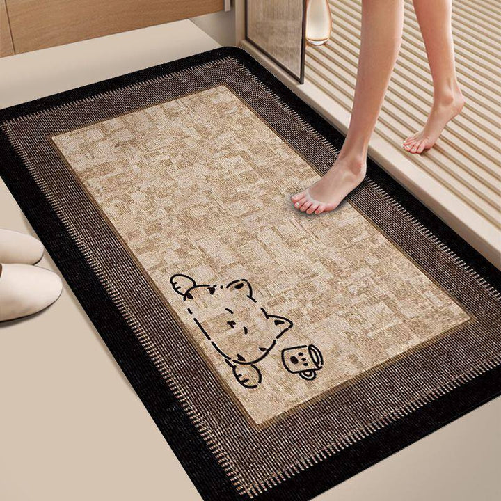 Cute Cat-Themed Bathroom Mat