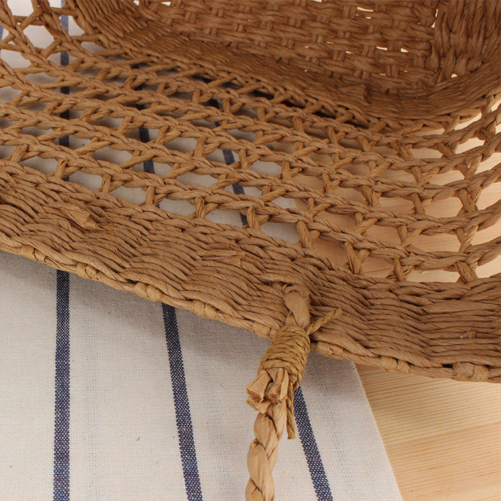 Woven Beach Bag Made of Natural Material Kalsten