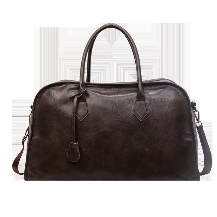 Premium Leather Weekender Duffle