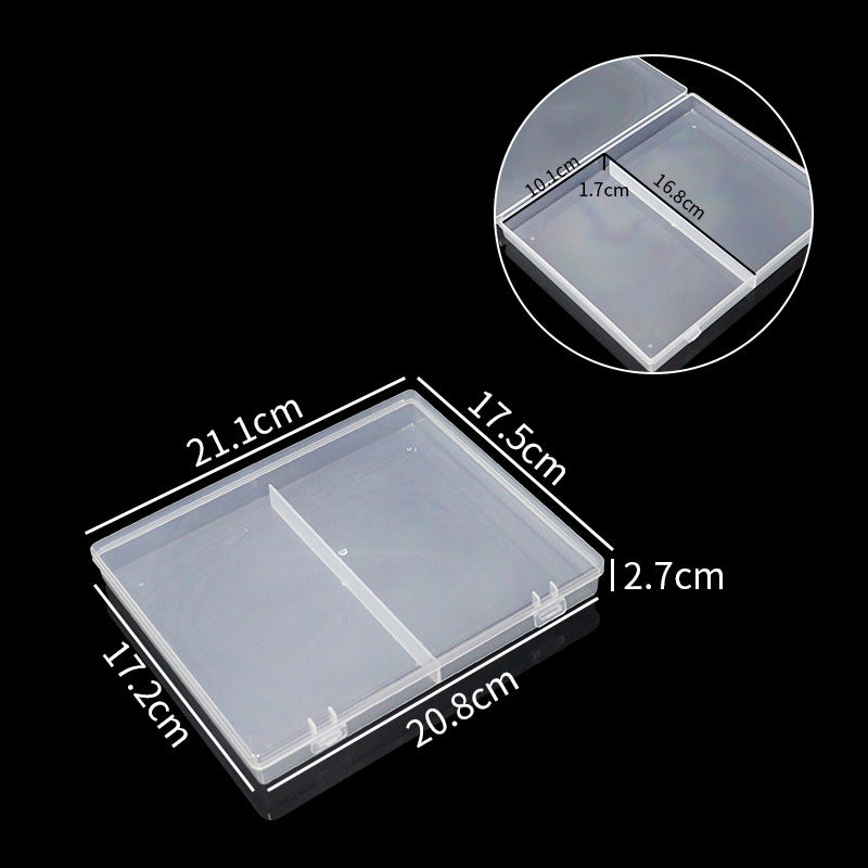 Multi-Division Clear Storage Organizer Box Kalsten