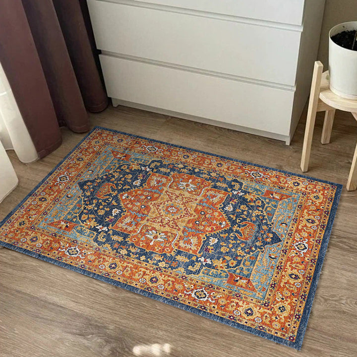Vintage Floral Design Area Rug