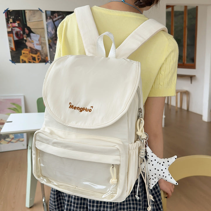Stylish Transparent Utility Backpack Kalsten