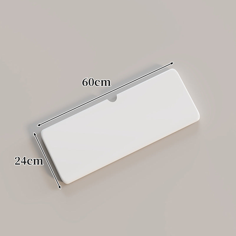 Ergonomic Solid Wood Keyboard Palm Rest with Cable Notch