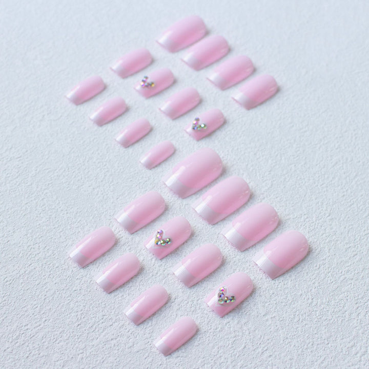 Elegant French Tip Acrylic Nail Art Kit  1790958233
