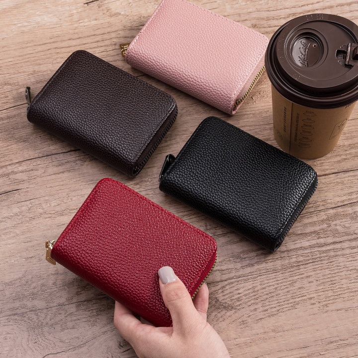 Leather Zip Wallet