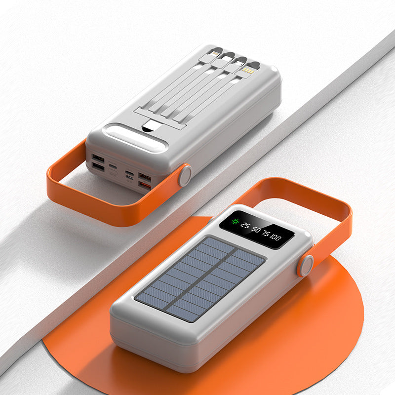 Solar power bank with versatile connection options and intelligent charging technology Kalsten