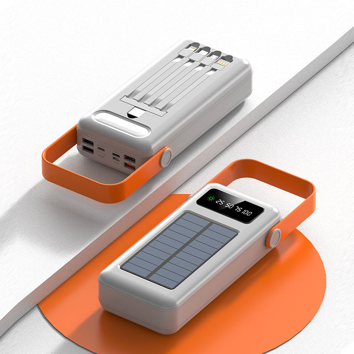Solar power bank with versatile connection options and intelligent charging technology Kalsten