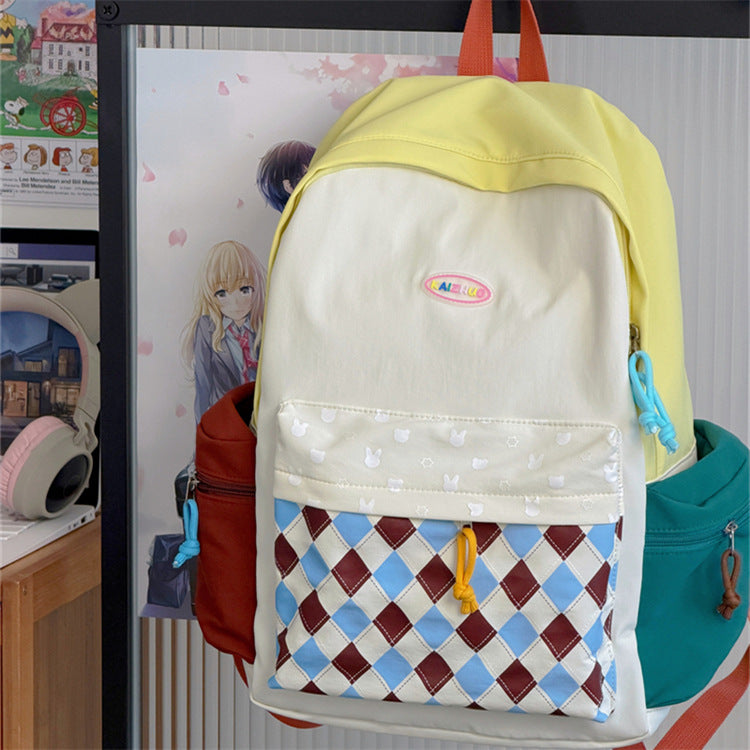 Cute Cartoon-Themed Multi-Pocket Backpack Kalsten