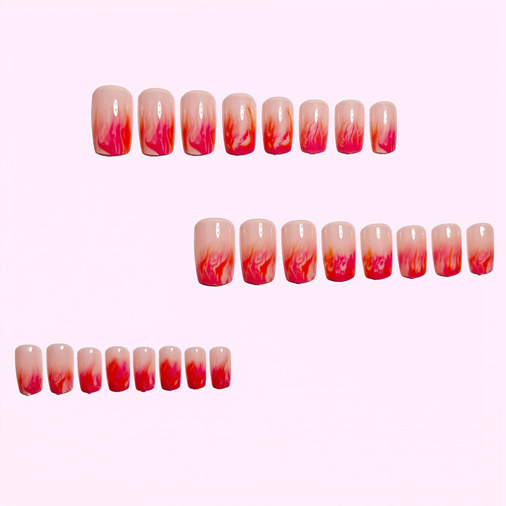 Artistic Gradient Nail Design