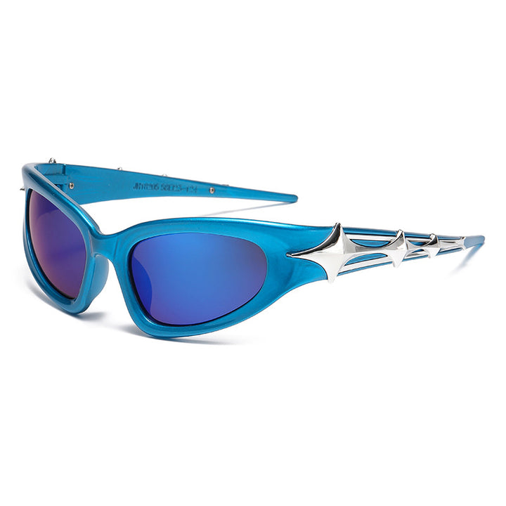 Women futuristic sunglasses with unique star design Kalsten