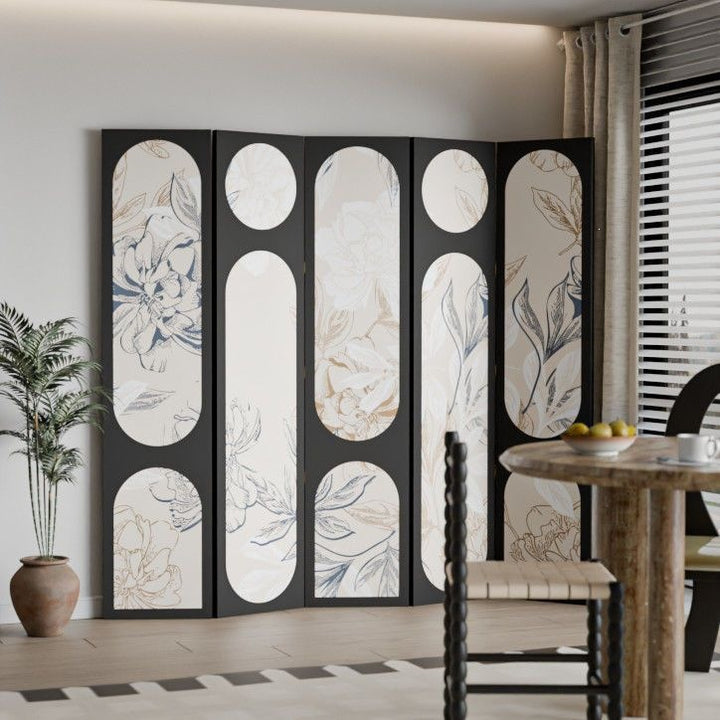 Artistic Floral Room Divider Kalsten