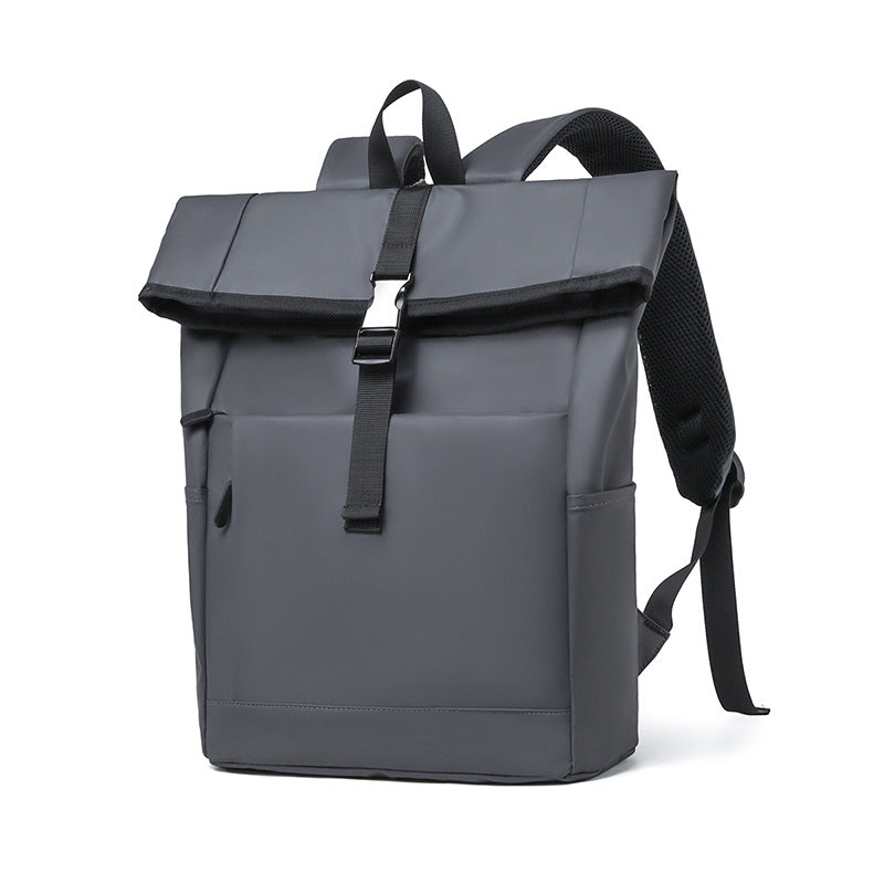 Modern Roll-Top Waterproof Backpack