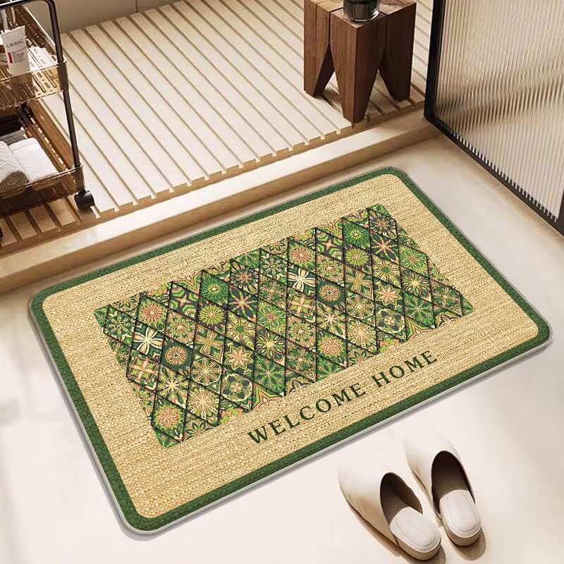 Butterfly-Inspired Decorative Bath Mat Kalsten
