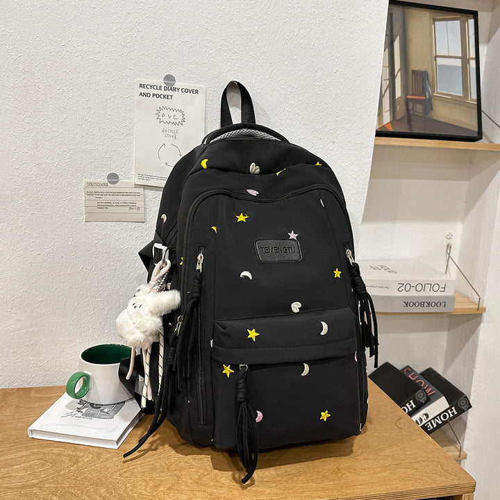 Stylish Embroidered Daily Backpack Kalsten