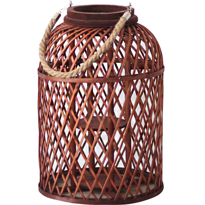 Decorative lantern made of braided material Kalsten