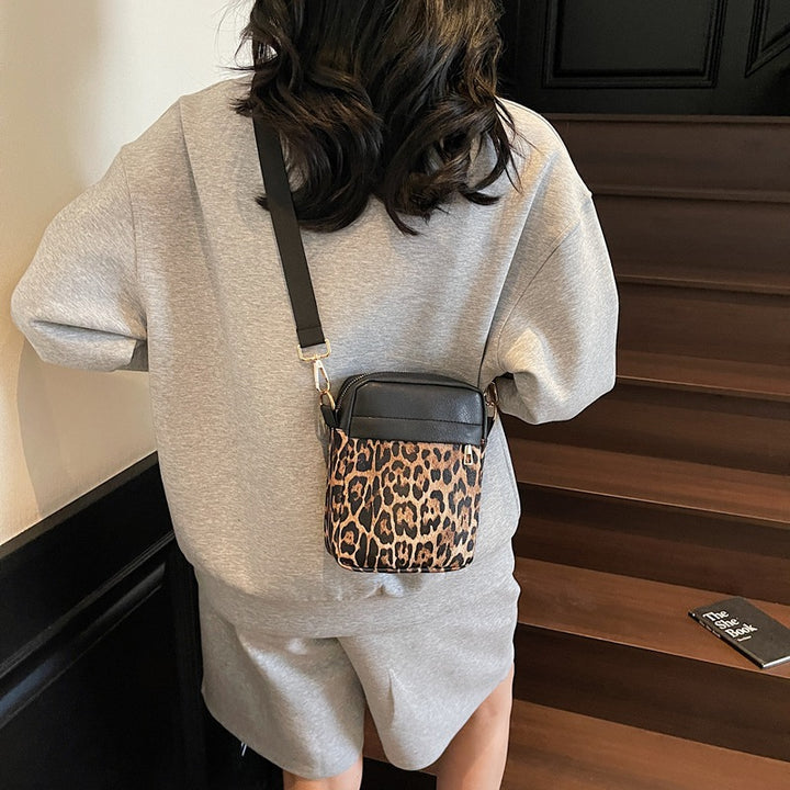 Patterned Compact Crossbody Bag