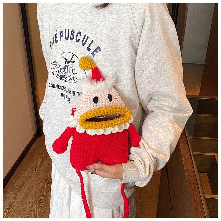 Cute Character Crochet Mini Backpack