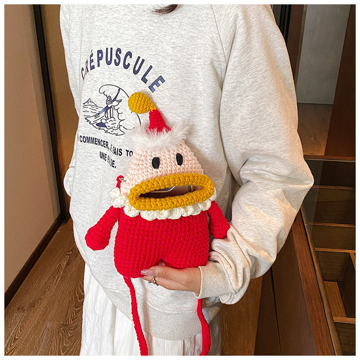 Cute Character Crochet Mini Backpack