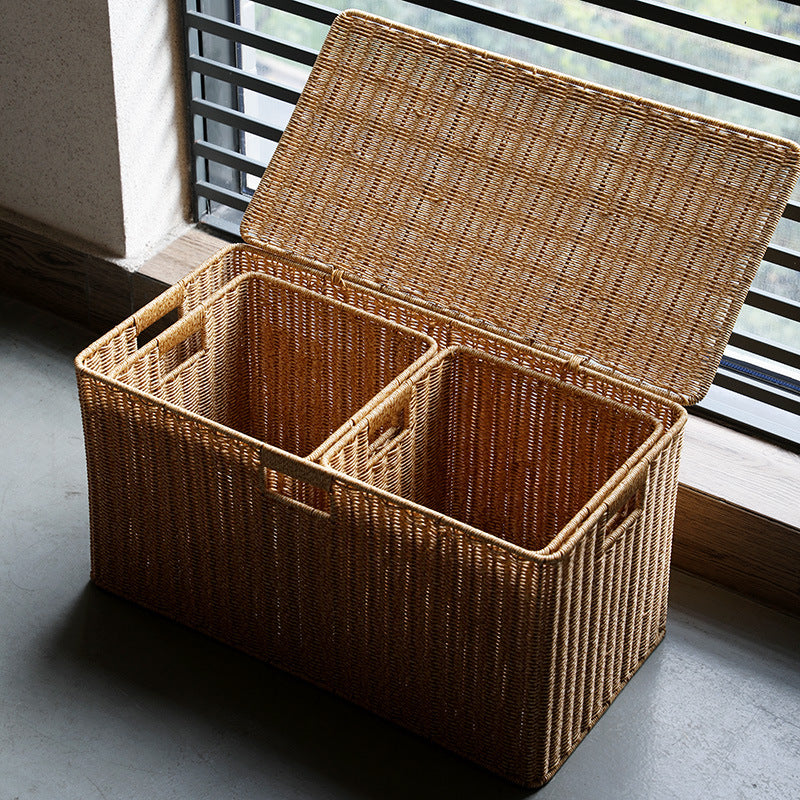 Crafted Wicker Storage Chest Kalsten