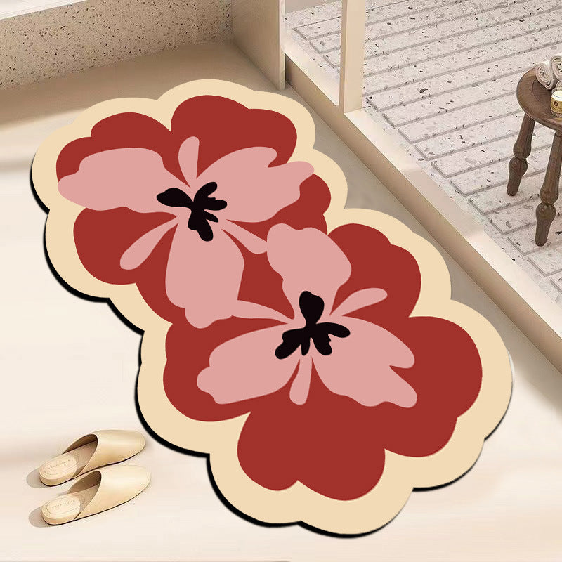 Decorative Flower-Shaped Floor Mat Kalsten