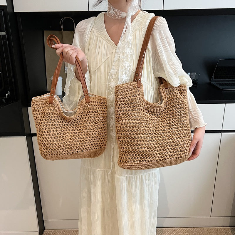 Woven Seagrass Tote Bag