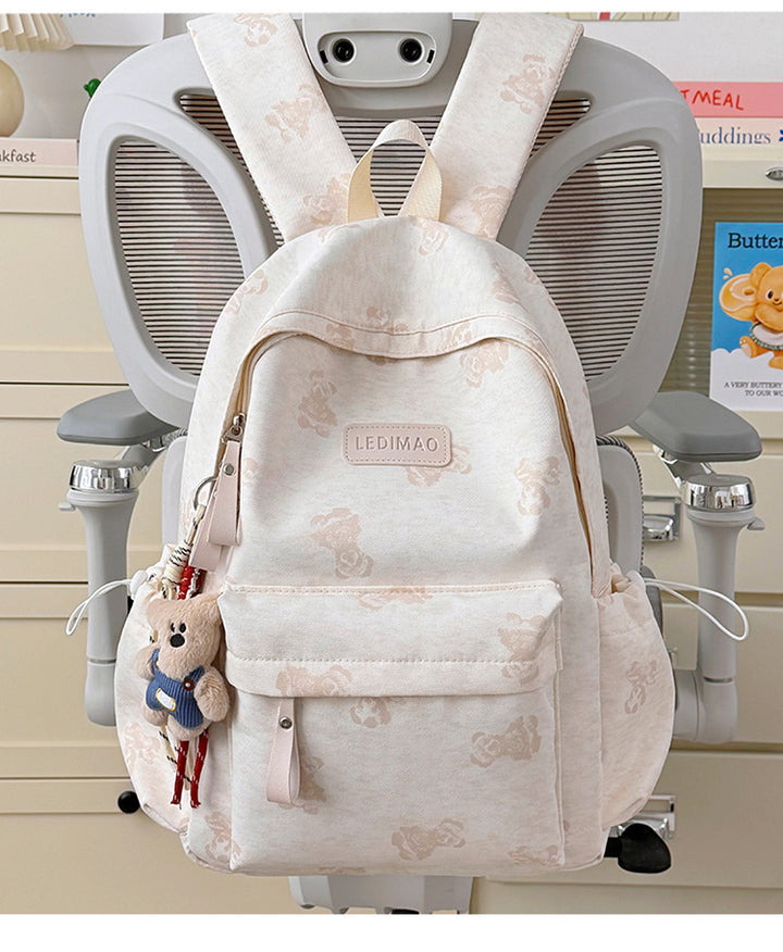 Cartoon Character Design School Backpack