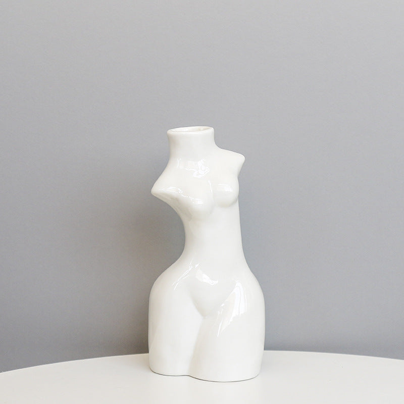 Sculptural Body-Shaped Vase Kalsten