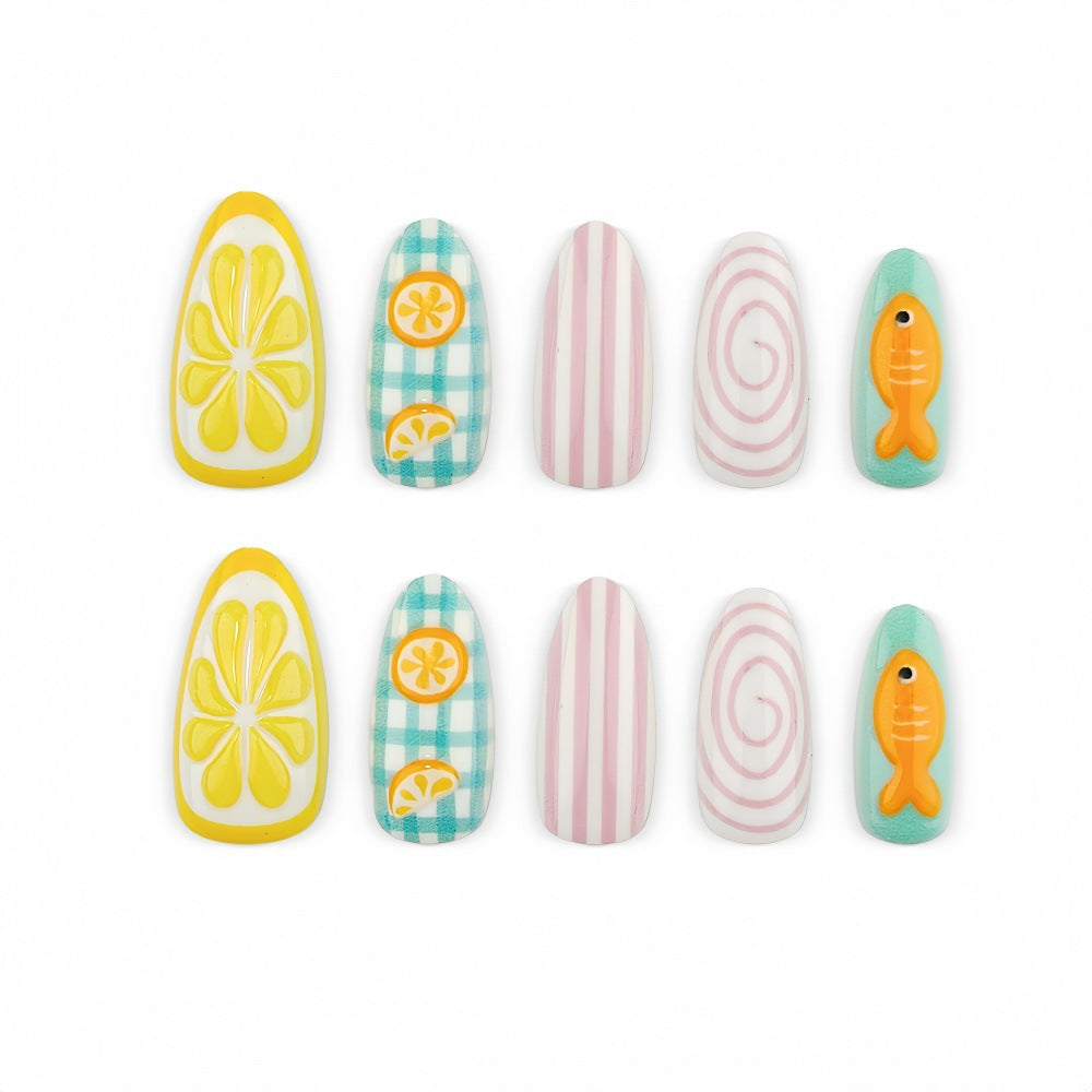 Creative Nail Art with Cheerful Designs Kalsten