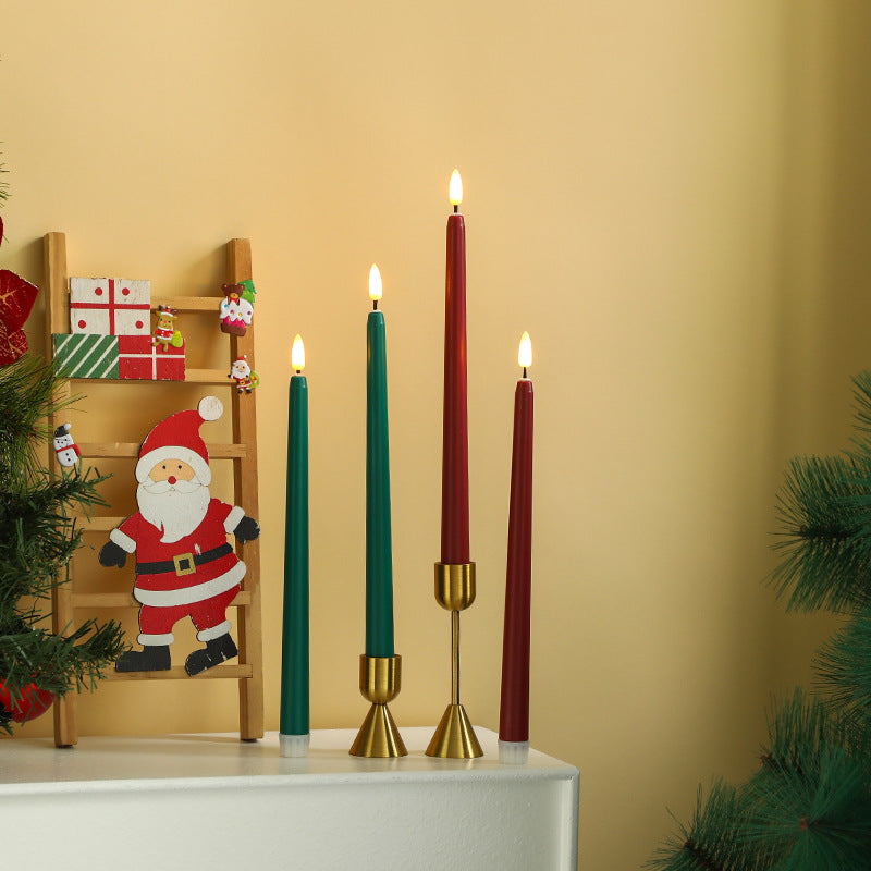 LED Taper Flicker Candle Battery-Operated Decorative Candlestick