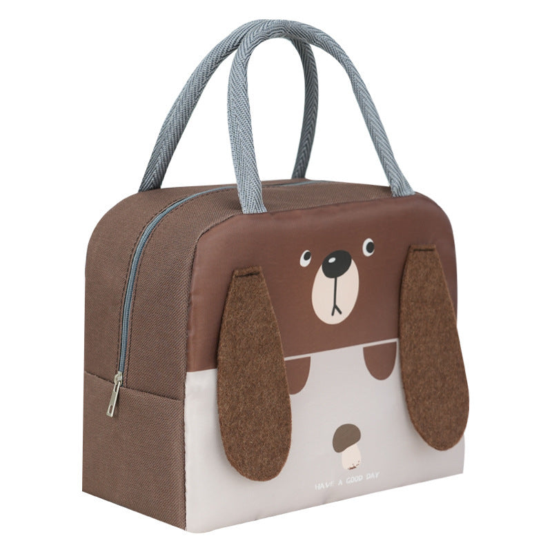 Cute Animal-Themed Insulated Lunch Carrier