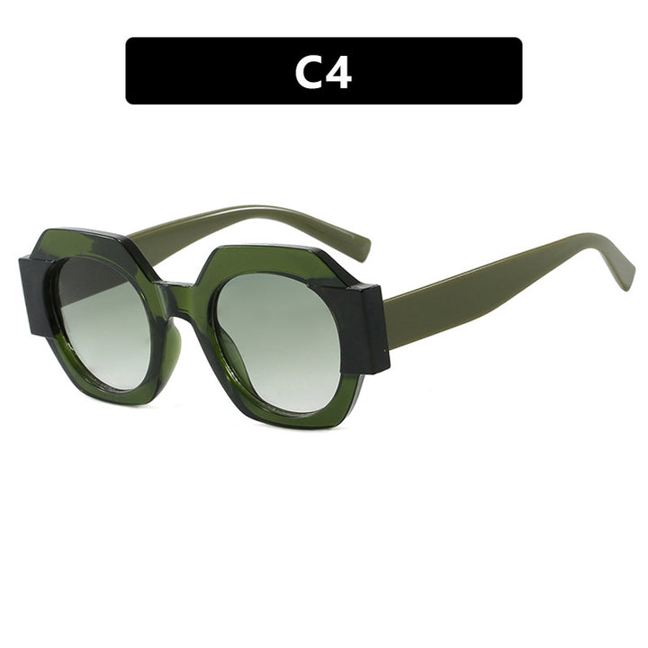 Ladies trendy sunglasses in hexagonal design Kalsten