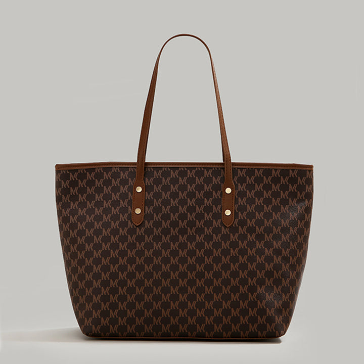 Elegant Symbol-Patterned Tote Bag Kalsten