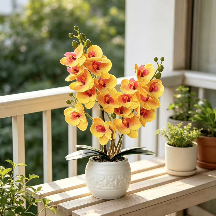Decorative Orchid for Tabletop Home Decor