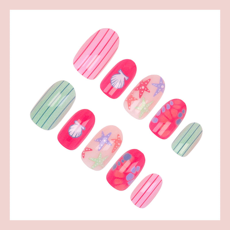 Artificial nails with maritime motifs Kalsten