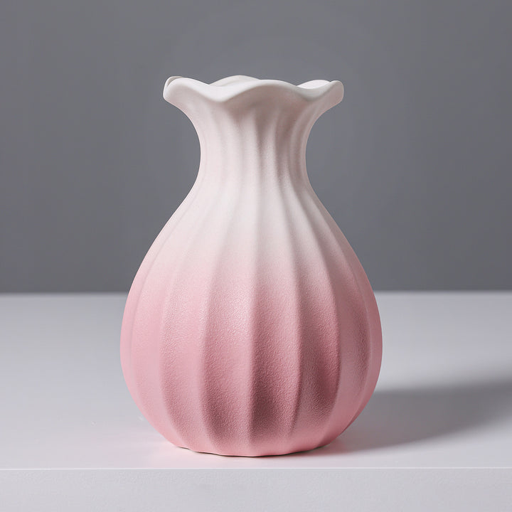 Textured Ceramic Flower Vase Kalsten