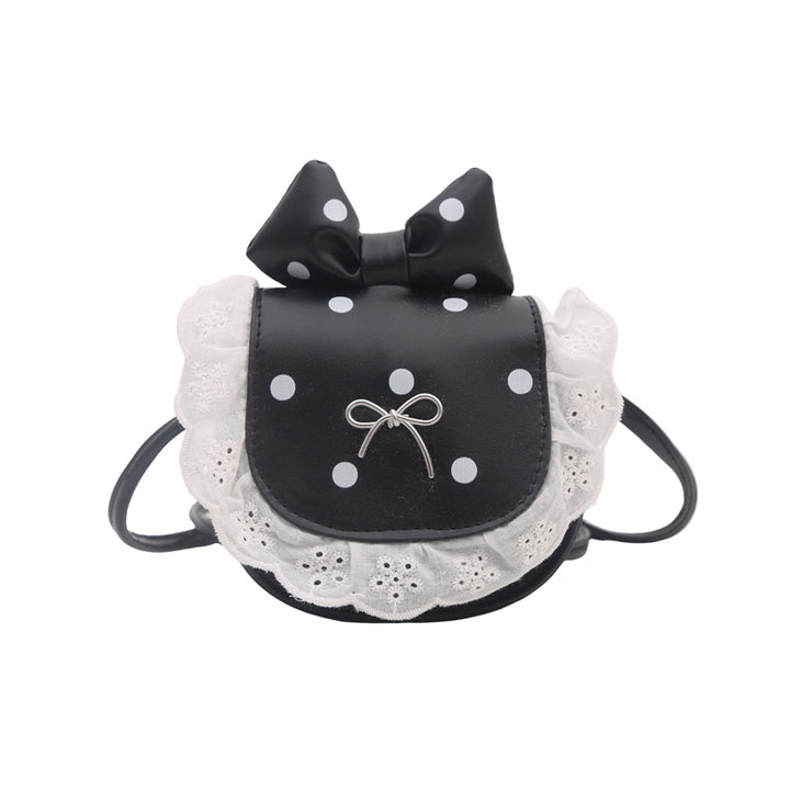 Playful Bow-Embellished Mini Crossbody Bag