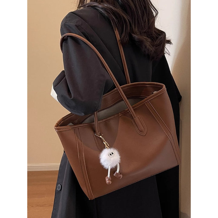 Classic Faux Leather Tote Bag Kalsten