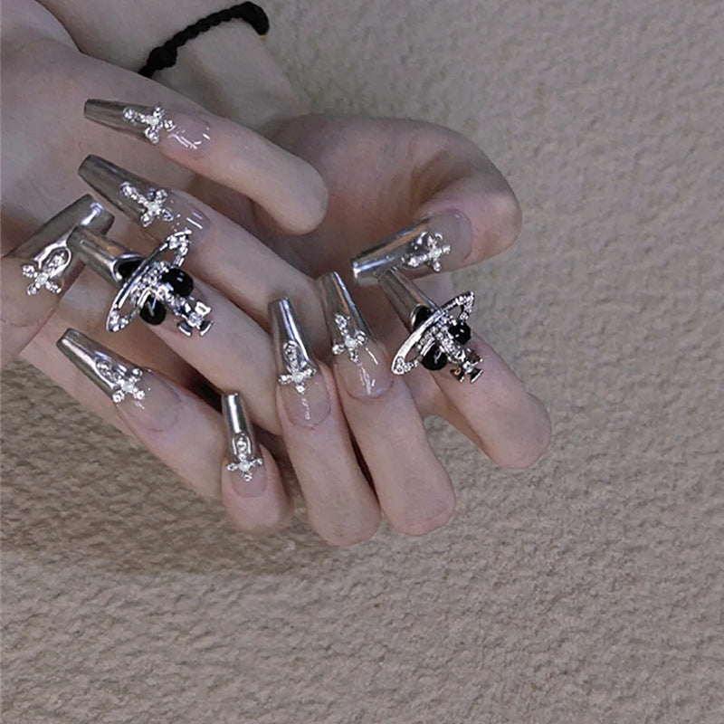 Elegant Designer Press-On Nail Set