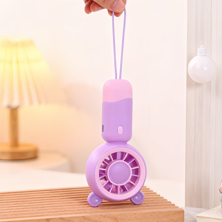 Ladies Portable Mini Handheld Fan with Cat Ears Kalsten