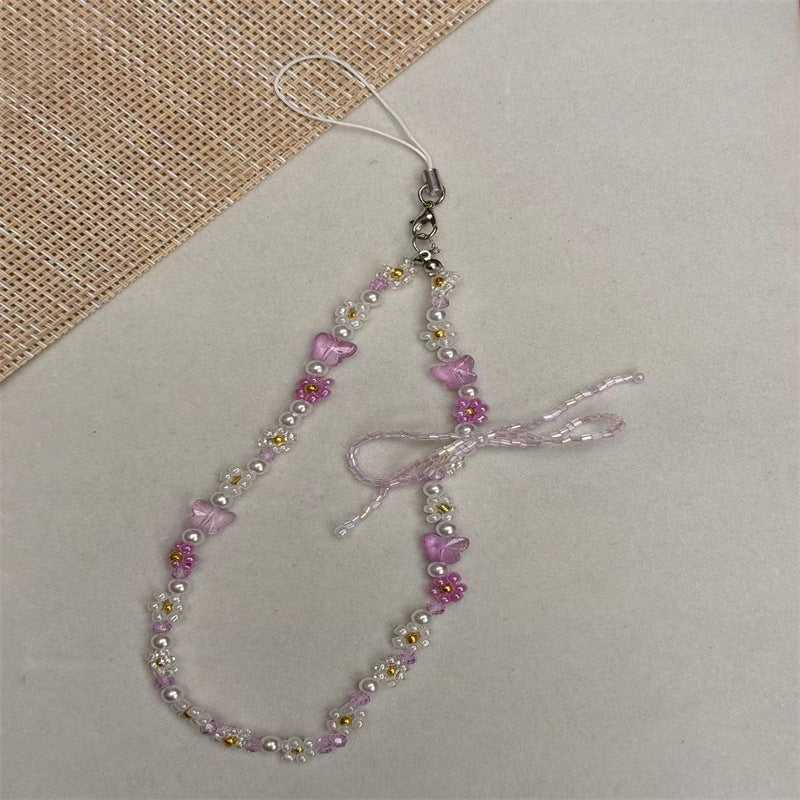 Decorative Butterfly Beaded Eyewear Strap Kalsten